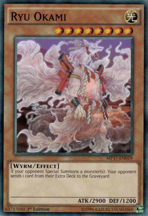 [ UK ] Đồng giá 2K Ryu Okami - MP17-EN019 - Common 1st Edition