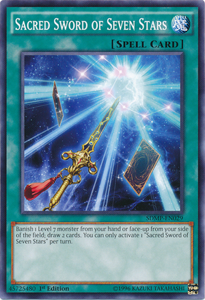 [ UK ] Sacred Sword of Seven Stars - SDMP-EN029 - Common 1st Edition