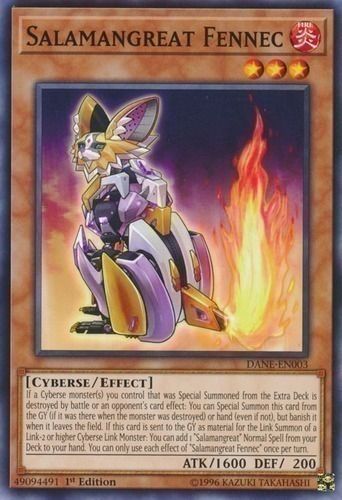 [ UK ] Salamangreat Fennec- DANE-EN003 - Common 1st Edition