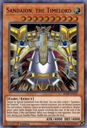 [ UK ] Sandaion, the Timelord - BLRR-EN025 - Ultra Rare 1st Edition