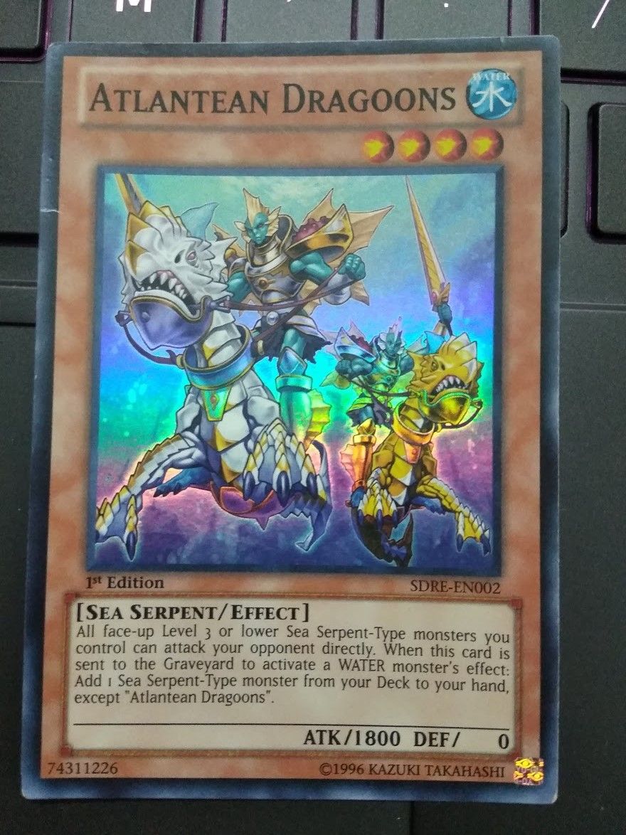 [ US ] Atlantean Dragoons - SDRE-EN002 - Super Rare 1st Edition