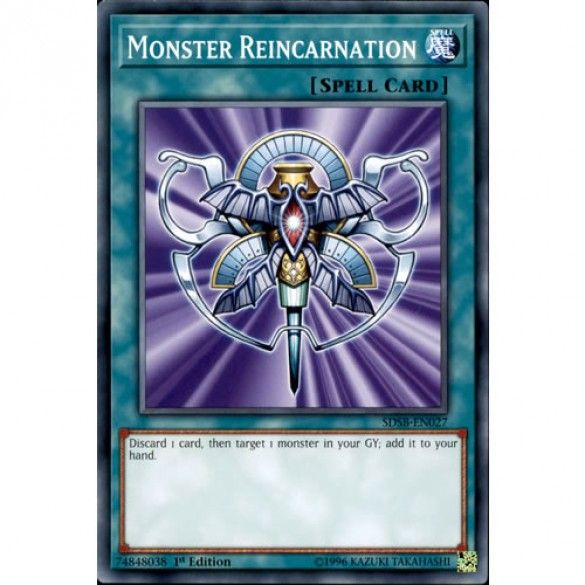 [ UK ] Monster Reincarnation - SDSB-EN027 - Common 1st Edition