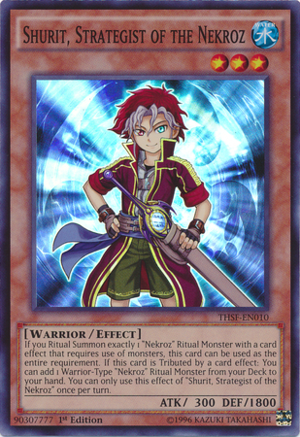 [ US ] Shurit, Strategist of the Nekroz - THSF-EN010 - Super Rare 1st Edition