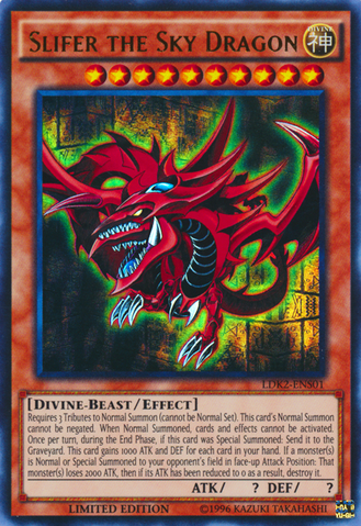 [ US ] Slifer the Sky Dragon - LDK2-ENS01 - Ultra Rare Limited Edition