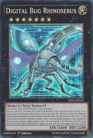 [ UK ] Digital Bug Rhinosebus - SHVI-EN056 - Super Rare 1st Edition