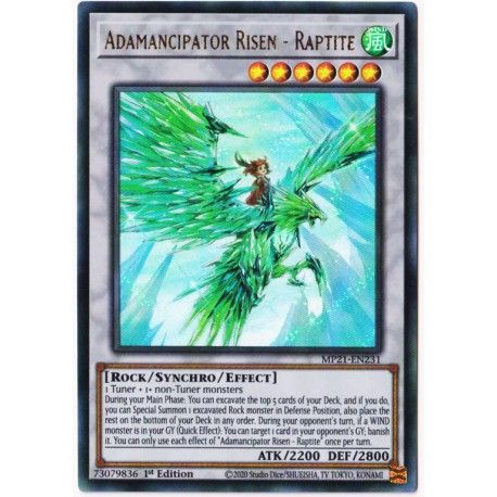 [ UK ] Adamancipator Risen - Raptite - MP21-EN231 - Ultra Rare 1st Edition