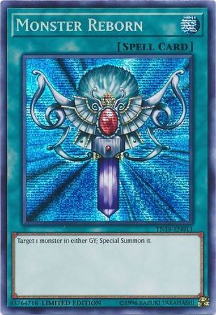 [ UK ] Monster Reborn - TN19-EN011 - Prismatic Secret Rare Limited Edition