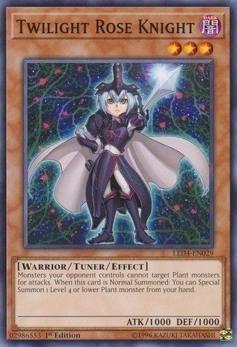 [ UK ] Twilight Rose Knight - LED4-EN029 - Common 1st Edition