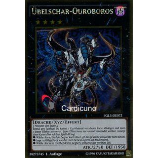 Evilswarm Ouroboros - PGL3-DE072 - Gold Rare 1st Edition ( DE Edition )