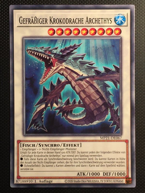 [ DE ] Ravenous Crocodragon Archethys - MP21-DE067 - Common