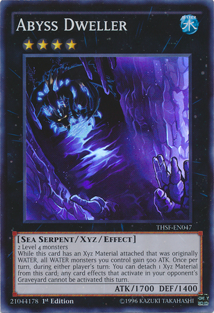 [ US ] Abyss Dweller - THSF-EN047 - Super Rare 1st Edition