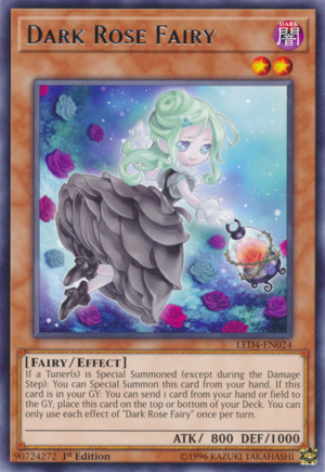 [ UK ] Dark Rose Fairy - LED4-EN024 - Rare 1st Edition