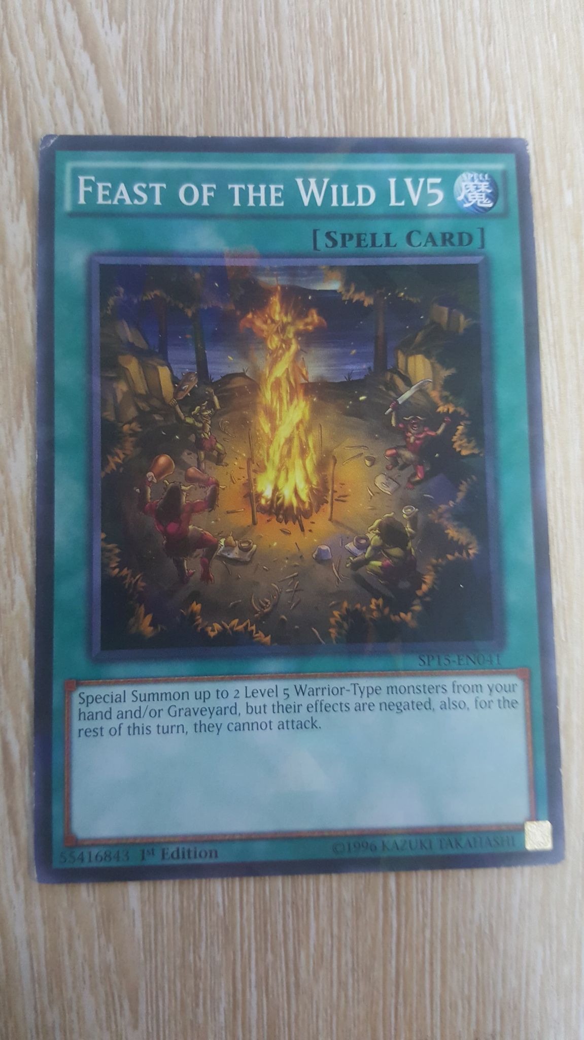 [ US ] Feast of the Wild LV5 - SP15-EN041 - Shatterfoil Rare 1st Edition