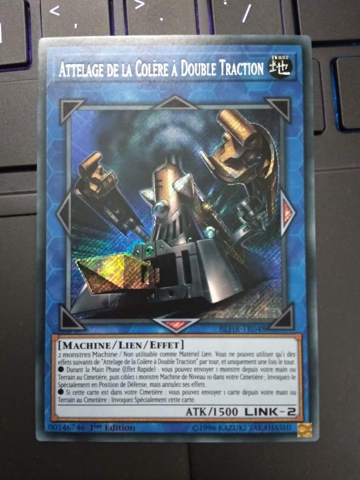 [ FR ] Double Headed Anger Knuckle - BLHR-FR048 - Secret Rare 1st Edition