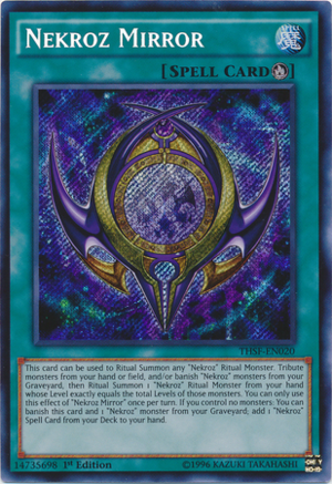 [ US ] Nekroz Mirror - THSF-EN020 - Secret Rare 1st Edition