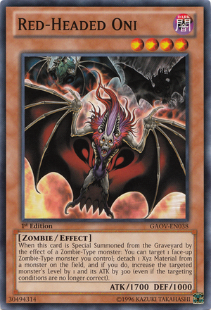 [ US ] Red-Headed Oni - GAOV-EN038 - Common