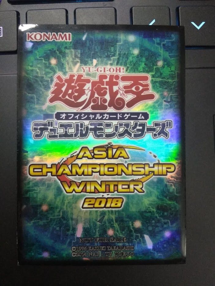 Card Sleeve lẻ - Sleeve Asia Championship  Winter 2018 - Chính hãng Konami