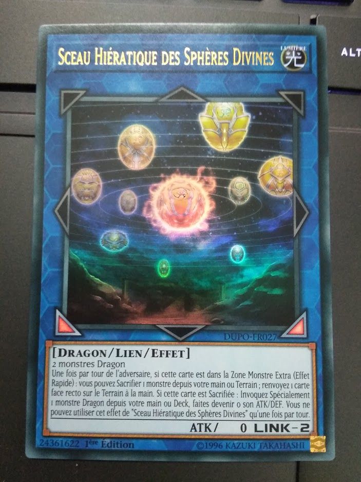 [ FR ] Hieratic Seal of the Heavenly Spheres - DUPO-FR027 - Ultra Rare 1st Edition