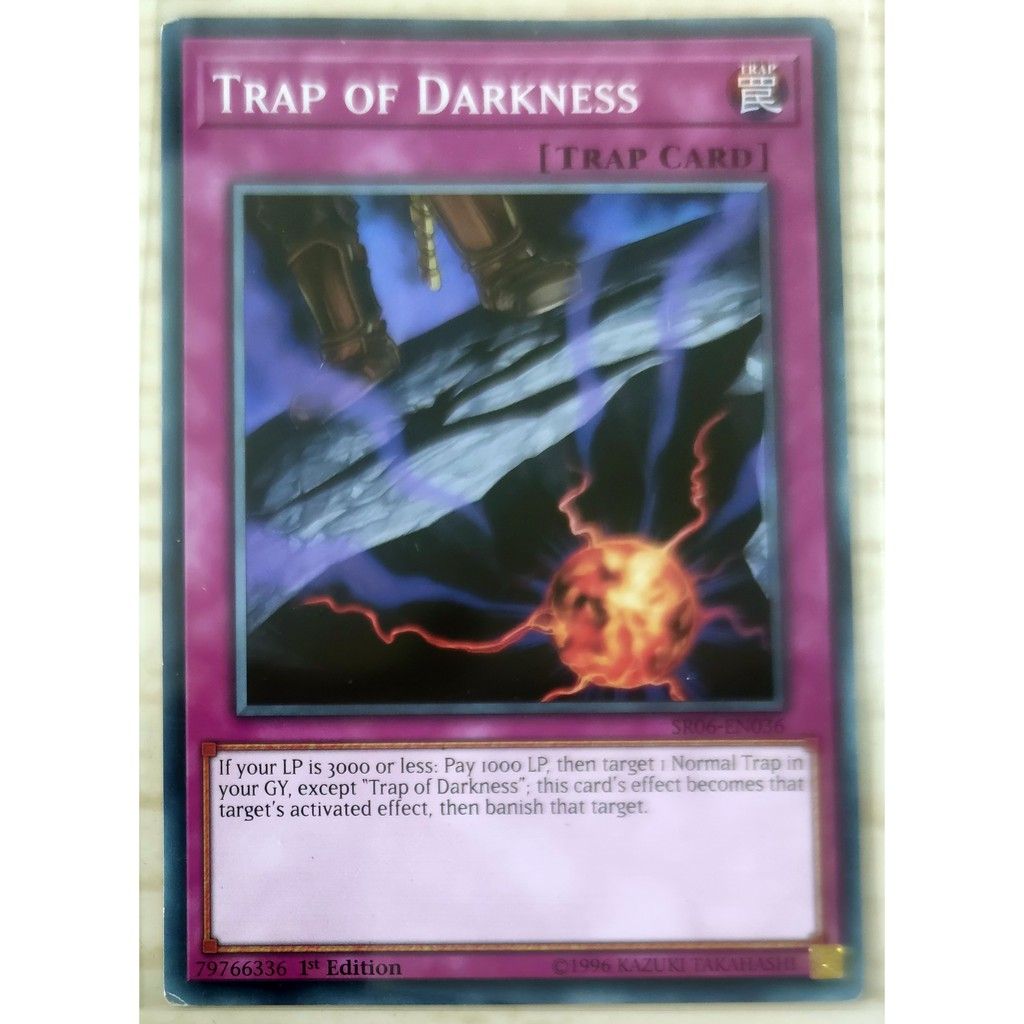 [ UK ] Trap of Darkness - SR06-EN036 - Common 1st Edition