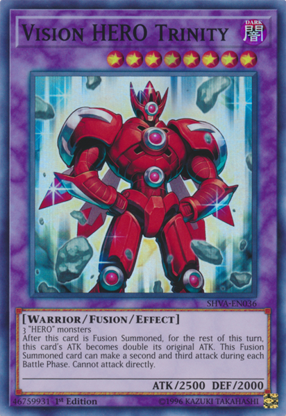 [ UK ] Vision HERO Trinity  - SHVA-EN036 - Super Rare 1st Edition