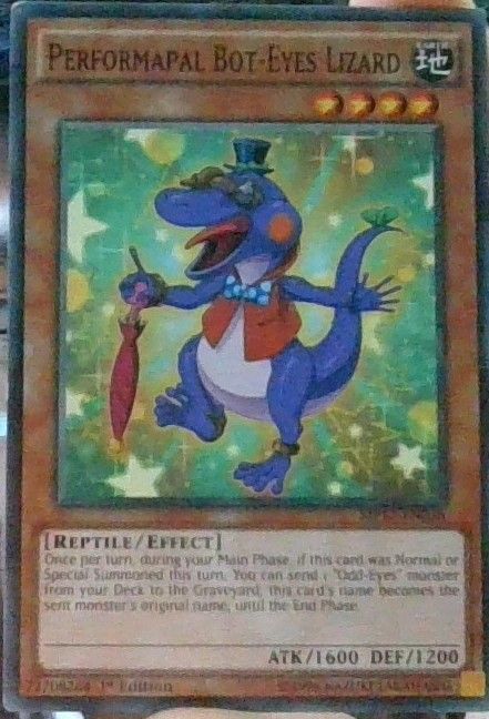 [ UK ] Performapal Bot-Eyes Lizard - MP17-EN058 - Common 1st Edition -