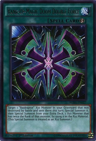 [ US ] Rank-Up-Magic Doom Double Force - WIRA-EN027 - Rare 1st Edition