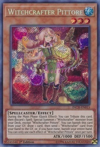 [ UK ] Witchcrafter Pittore - INCH-EN015 - Secret Rare 1st Edition