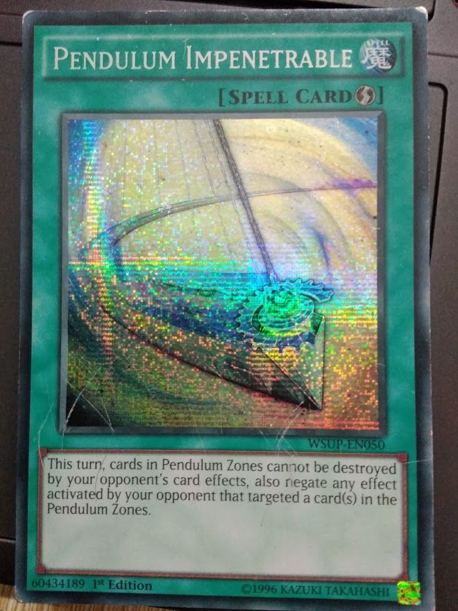 [ UK ] Pendulum Impenetrable - WSUP-EN050 - Prismatic Secret Rare (80%)