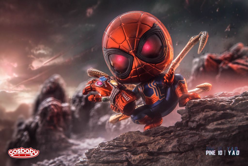 Mô hình Cosbaby Iron Spider (Instant Kill Mode Version) trong The Aven –  Marvelstore