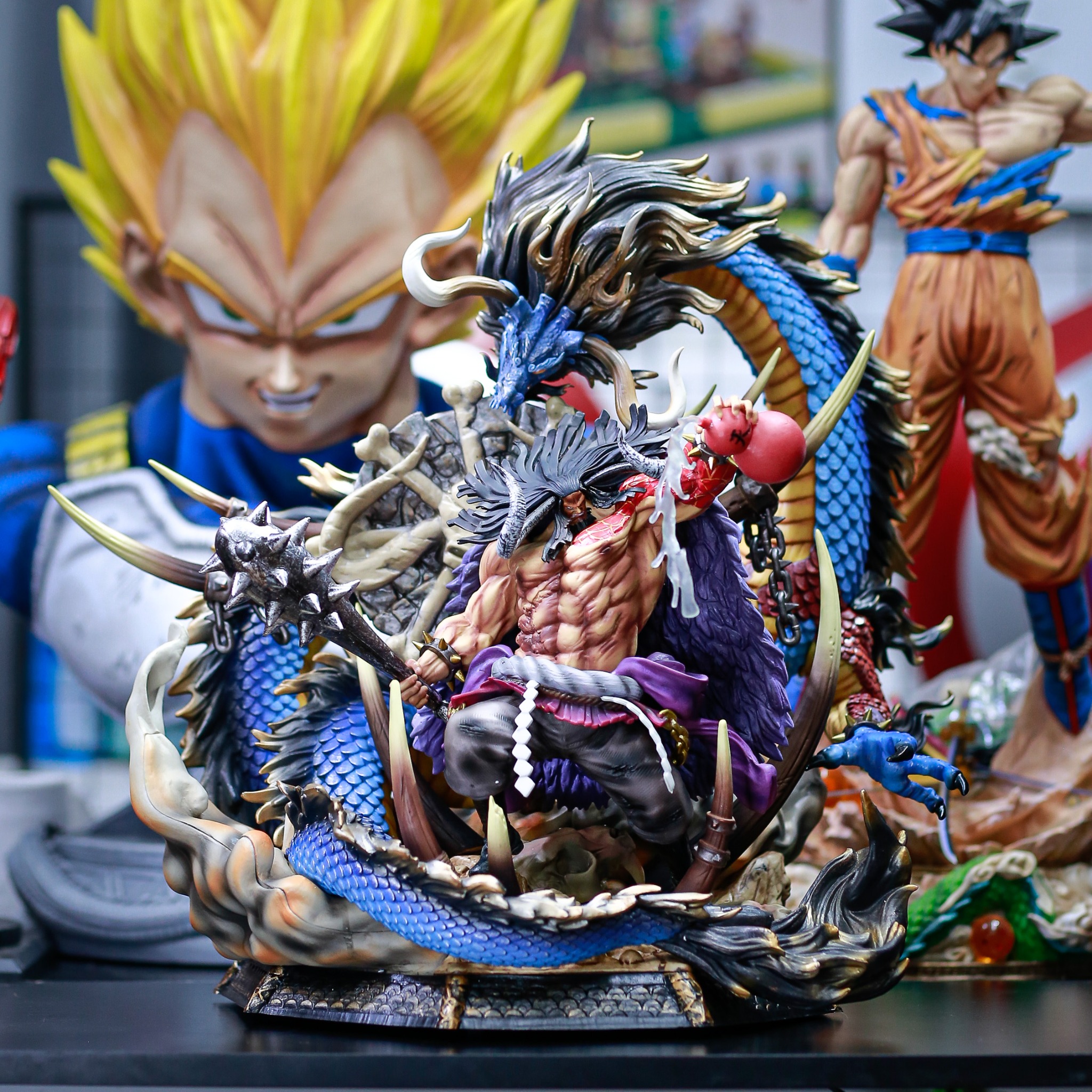 Mô hình One Piece Kaido dạng rồng hàng siêu đẹp cao 21cm  có led  figure mô  hình one piece  mô hình giá xưởng  Shopee Việt Nam