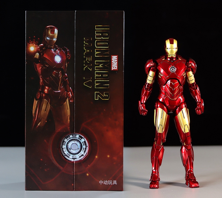 Mô hình nhân vật Marvel Iron man người sắt có đèn MK4 Mark IV Avengers   Cửa Hàng Mô Hình Autono1vn