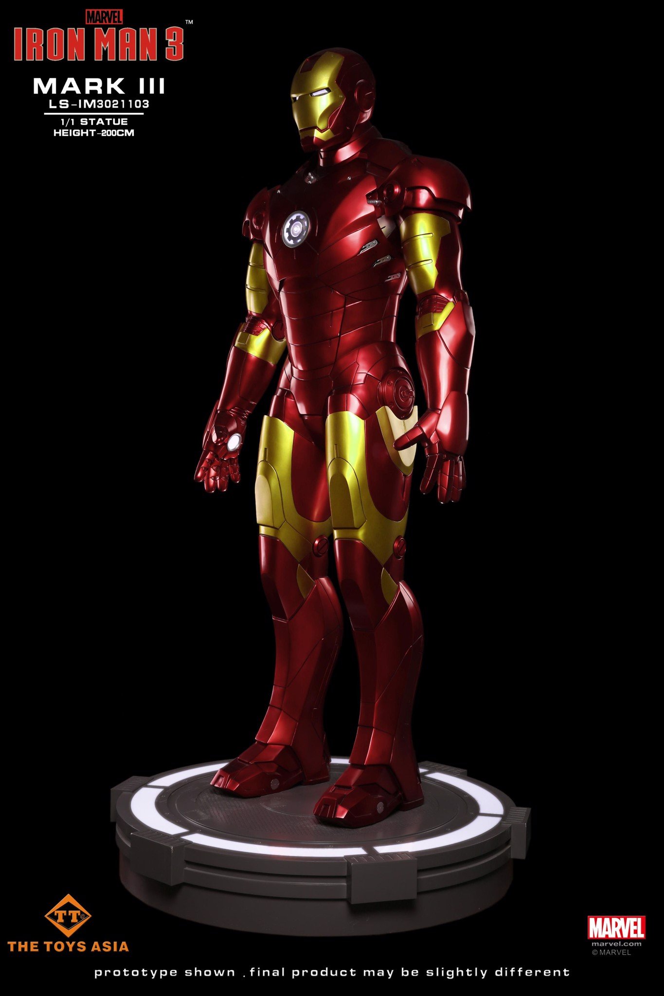 Đồ Chơi Mô Hình Beast Kingdom Iron Man Mark VI MEA015D  Thiên Long Shop