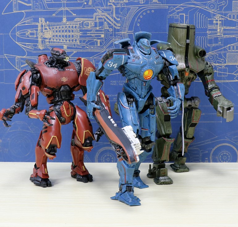 Mô hình giấy Anime Game Robot Jaeger Striker Eureka  Pacific Rim  Mô hình  giấy