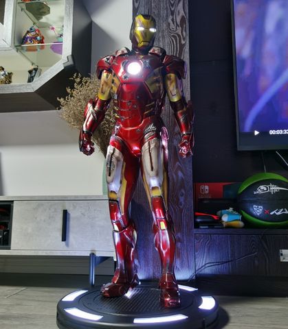 MÔ HÌNH HULK BUSTER CỬ ĐỘNG KHỚP 17CM