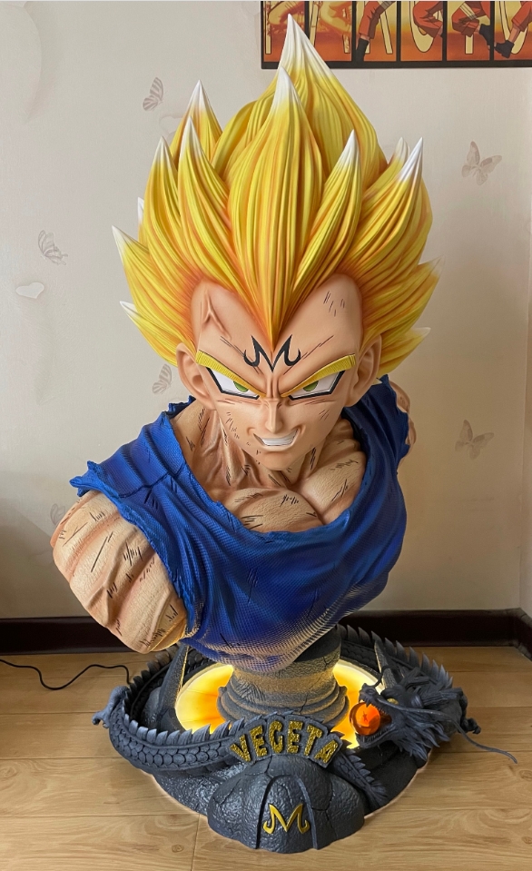 Unbox  Review mô hình Goku SSJ  Vegeta SSJ Recast 14  KD Studio   Dragonball Shop  YouTube