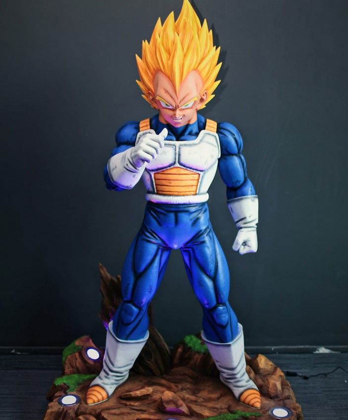 Hàng loại 1  Mô Hình DragonBall Songoku vô cực 3 đầu thay thế cao 52cm  nặng 4kg  Figure DragonBall  Có Hộp carton