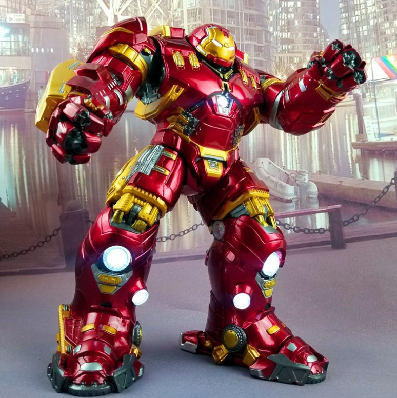 Mô hình tượng người khổng lồ xanh Hulkbuster phiên bản giáp sắt Ironman