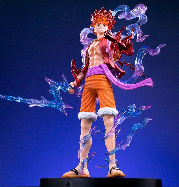 Mô hình Luffy Gera 5 chiến đấu  Figure Luffy Gear 5  Mô hình One Piece