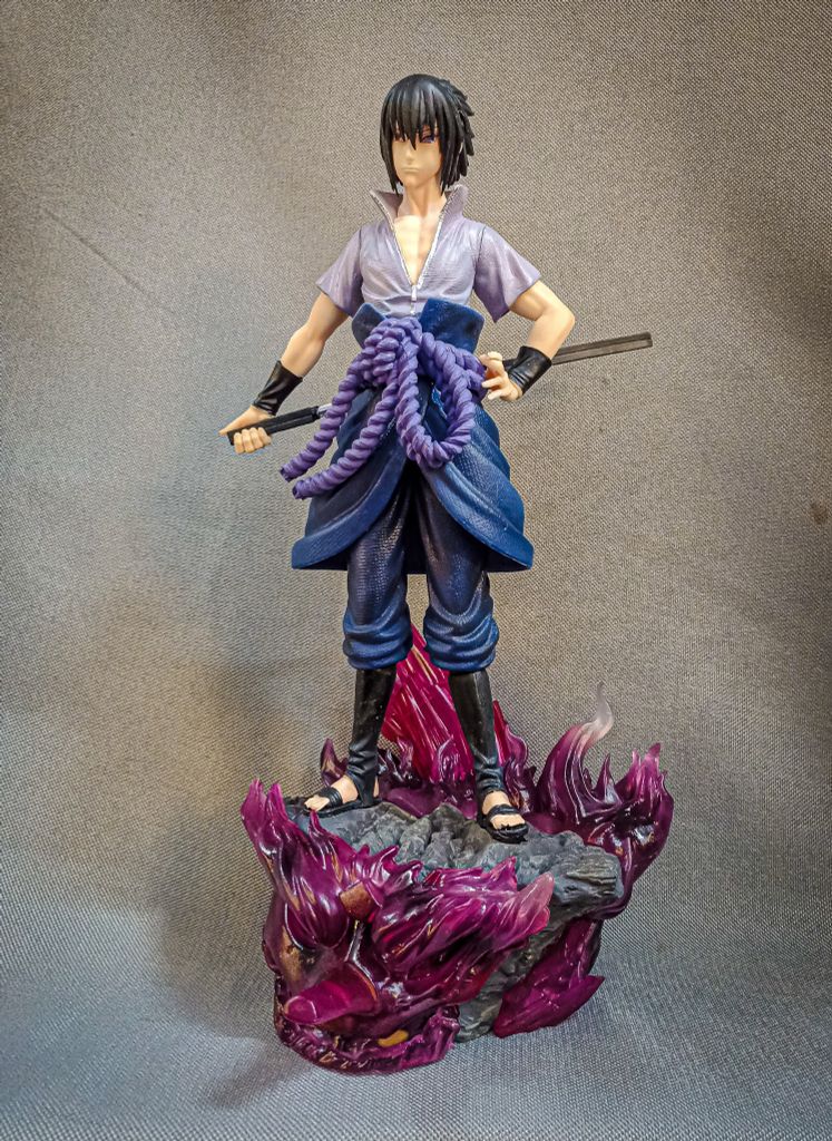 Mô hình Uchiha Sasuke dáng đứng rút kiếm trong Naruto  Marvelstore