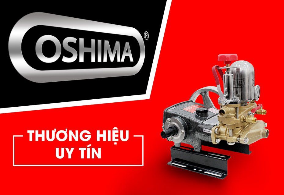 Đầu Xịt Oshima OS 39S  (PISTON SỨ) - Công suất 2HP