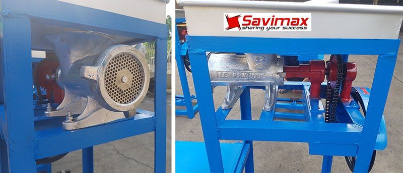 Máy Đùn Viên Hỗn Hợp Động Cơ 3KW TK49