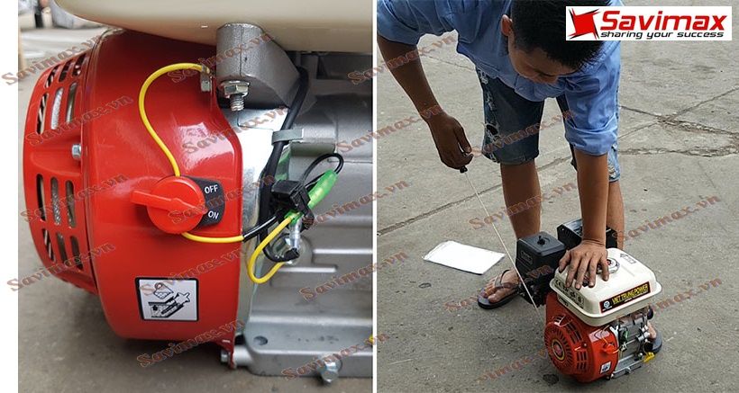 Máy tuốt lạc không dầu nổ Tk11