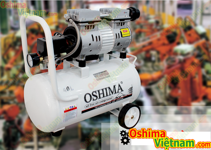 MÁY NÉN KHÍ KHÔNG DẦU OSHIMA 40L