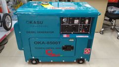 Máy phát điện OKASU 8500T (7kva, chạy dầu, đề nổ, vỏ chống ồn)