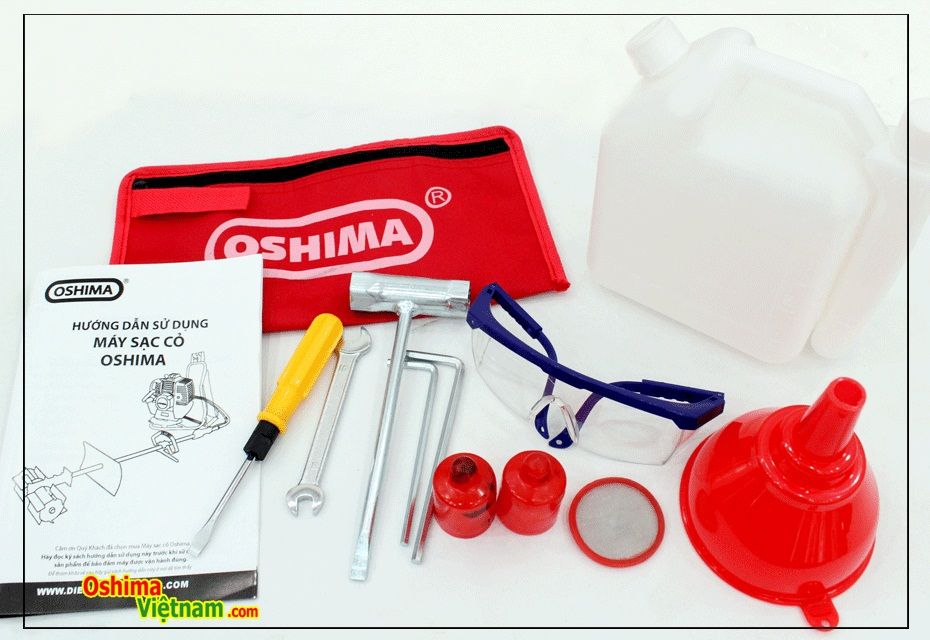 Máy sạc cỏ Oshima 1E44F