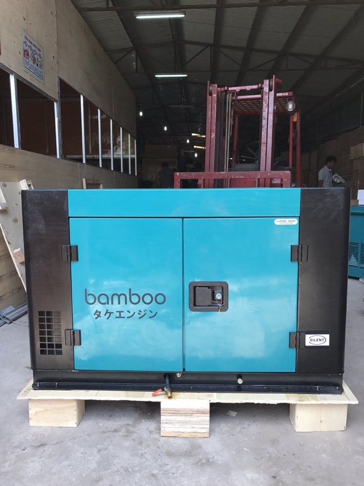 Máy phát điện Bamboo BmB 12000AS (10KW, chạy dầu, đề nổ, vỏ chống ồn)