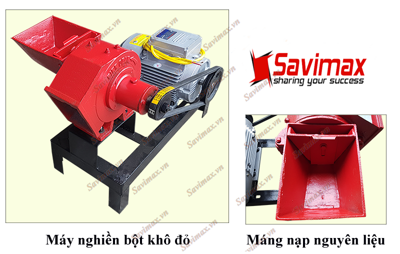 Máy nghiền bột khô gang đỏ TK01