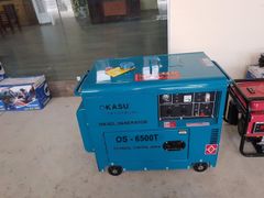 Máy phát điện Okasu OS-6500T 5kva, chạy dầu, đề nổ, vỏ chống ồn