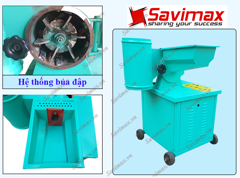 Máy nghiền bột mịn sắt có động cơ TK200