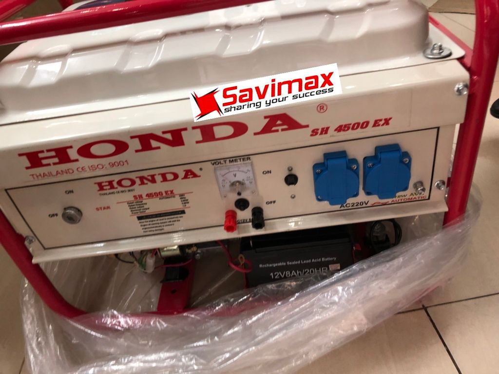 Máy phát điện Honda SH 4500EX NEW (3.5kw, chạy xăng, đề nổ)
